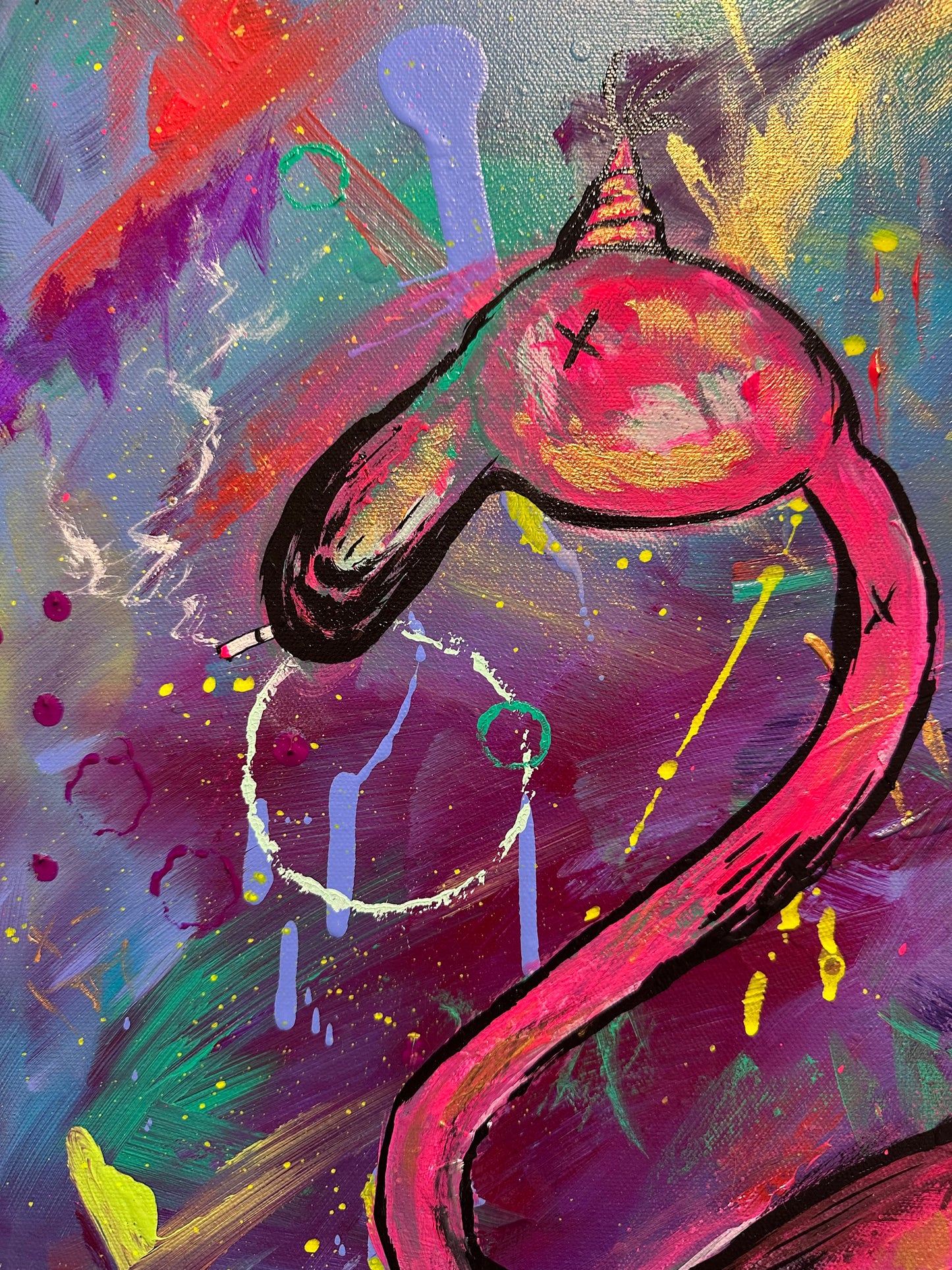 “Party Flamingo” Original