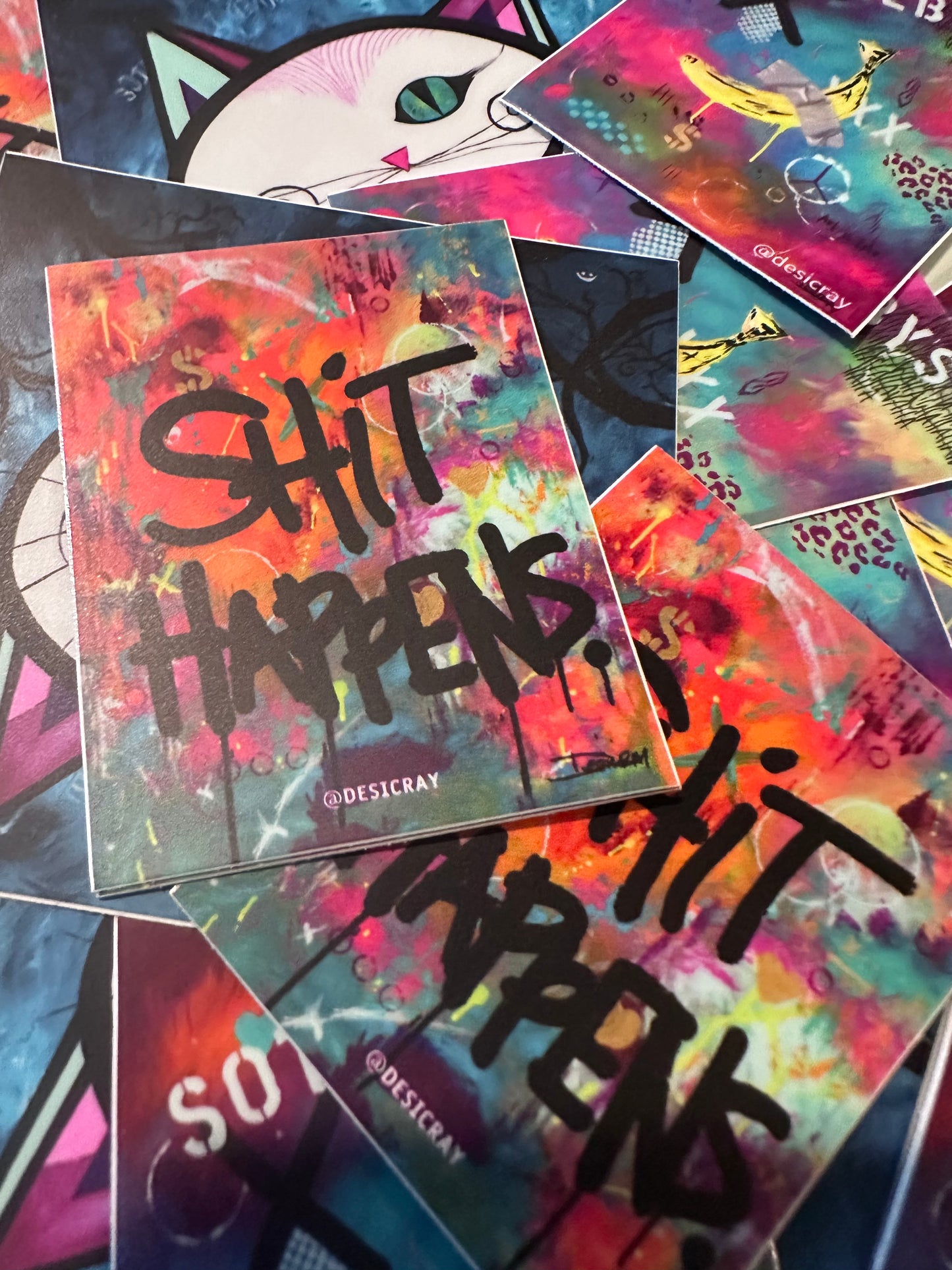 “Sh*t Happens” Sticker