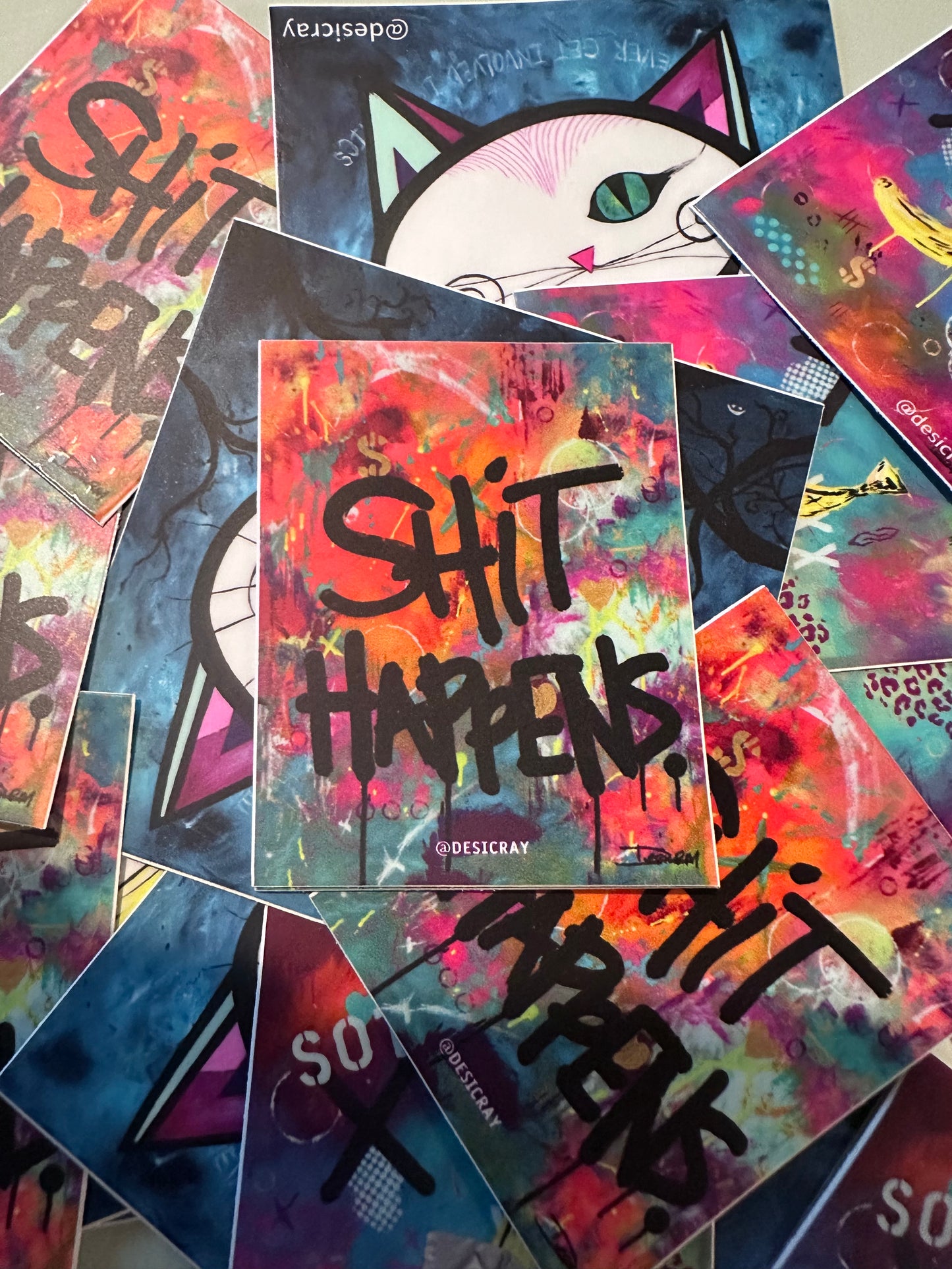 “Sh*t Happens” Sticker