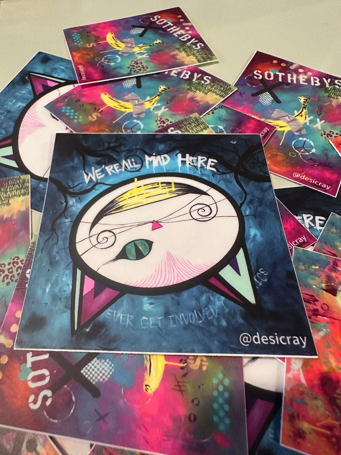 “Cheshire Cat” Sticker