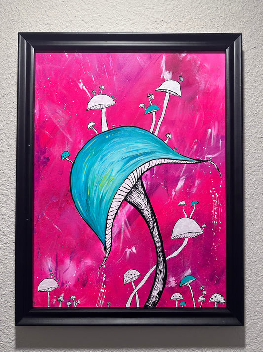 “Fairy Mushrooms” Original