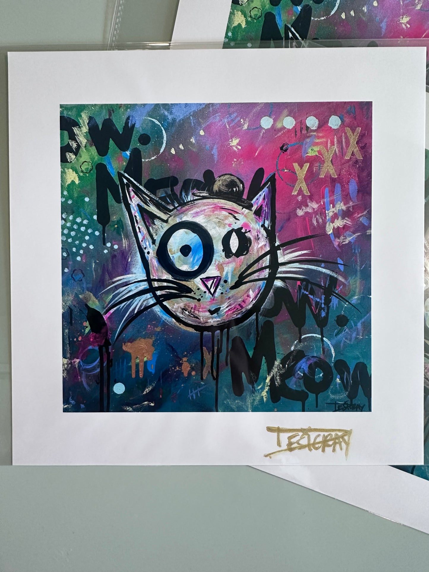 “Hat Cat” Print